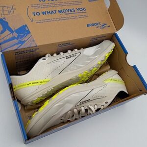 Brooks Draft XC Men's 13 Running White Racing Spikes 1000391D129 Cross Country